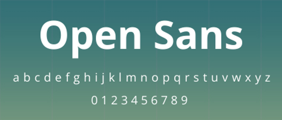 open sans, a highly readable professional font available in google fonts, this versatile sans-serif typeface works wonderfully for web design and digital interfaces, an excellent choice when looking for a font that maintains clarity across different fonts and sizes