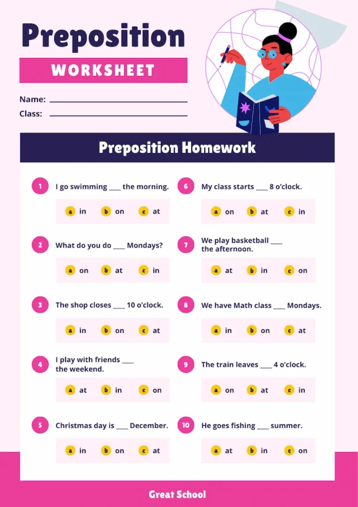 short multiple choice worksheet by piktochart